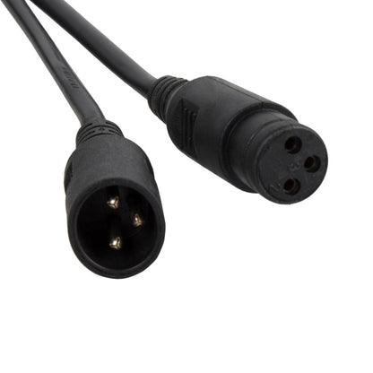 SHEHDS Câbles DMX en caoutchouc, connexion de signal à 3 broches, câble DMX pour éclairage de scène