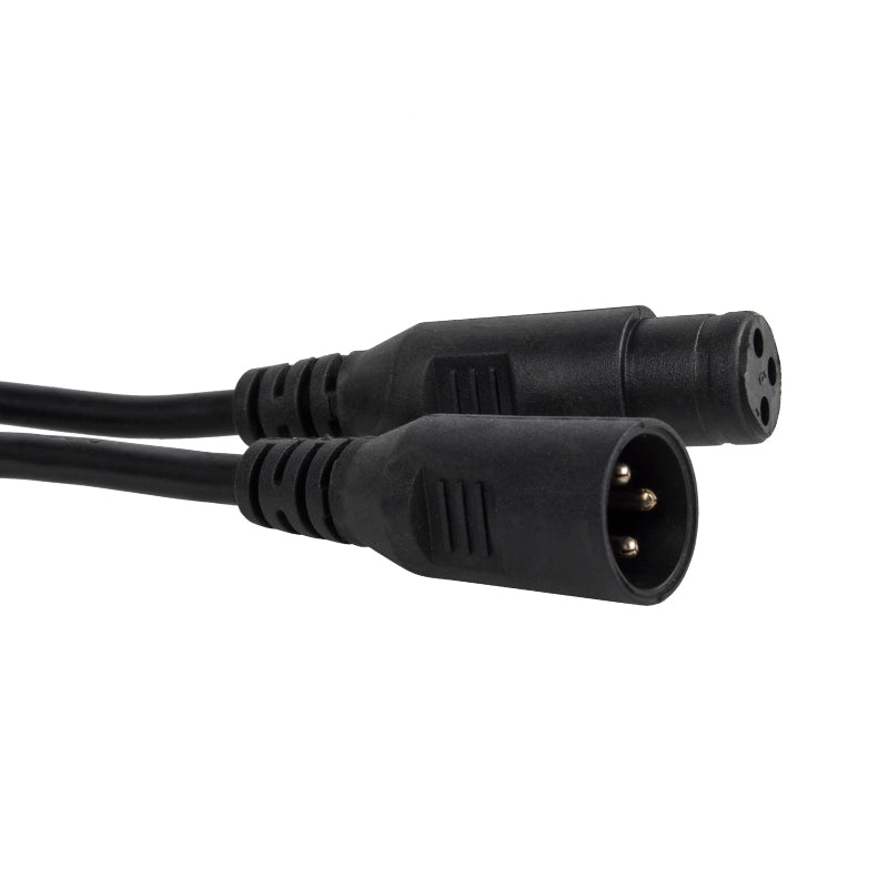 SHEHDS Câbles DMX en caoutchouc, connexion de signal à 3 broches, câble DMX pour éclairage de scène