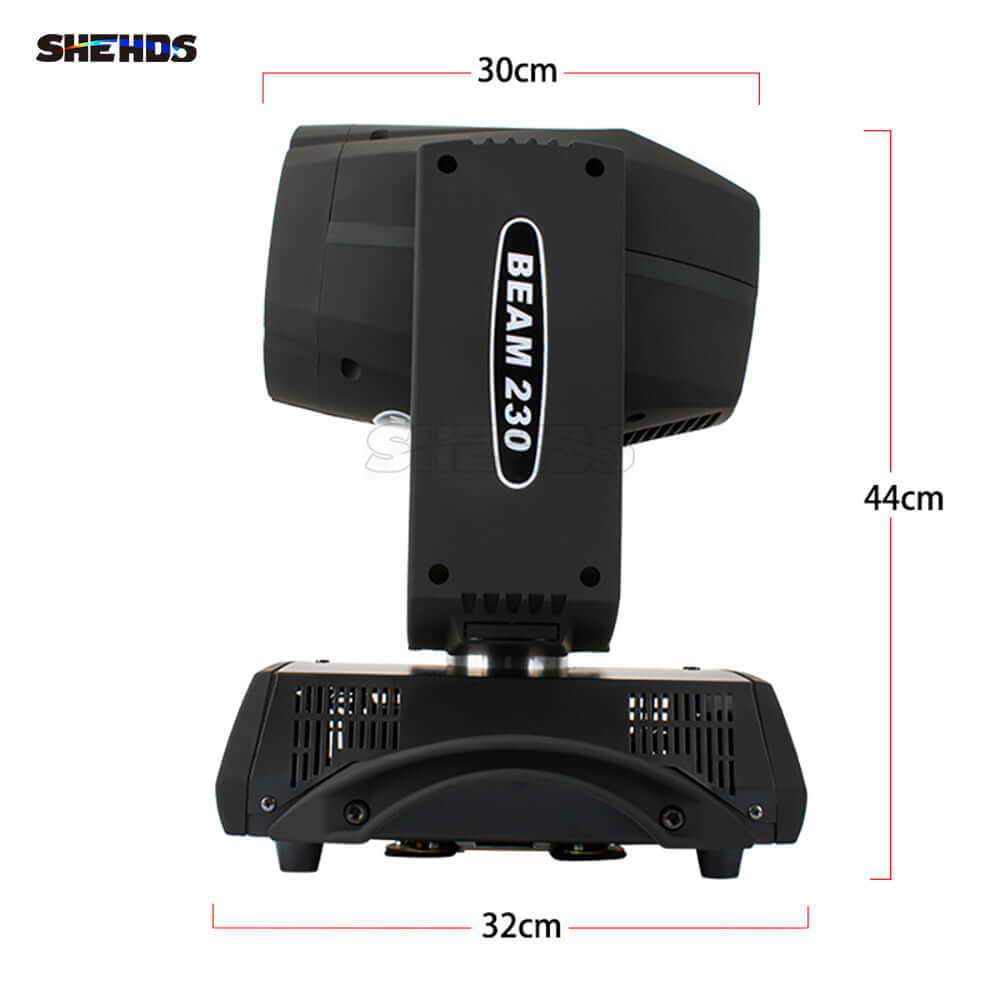 SHEHDS Beam 230W 7R (Version Bouton) Éclairage de Scène DJ Performance Stage Mariage DJ Club
