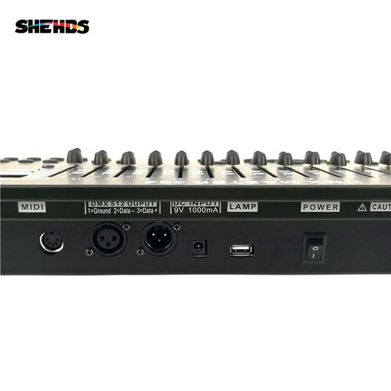 SHEHDS Contrôleur DMX pour éclairage de scène console DMX 512, équipement de contrôle DJ