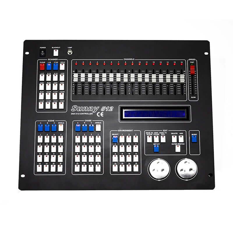 SHEHDS Console de contrôle DMX512 Équipement DJ Disco Consoles d'éclairage DMX Contrôle des lumières de scène