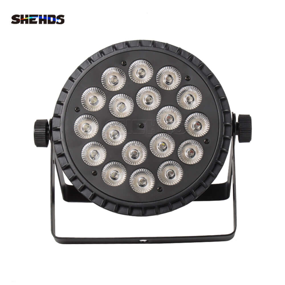 SHEHDS Alliage aluminium LED 18x12W RGBW 4in1 DMX512 Éclairage de Scène Par DJ Mariage Concert