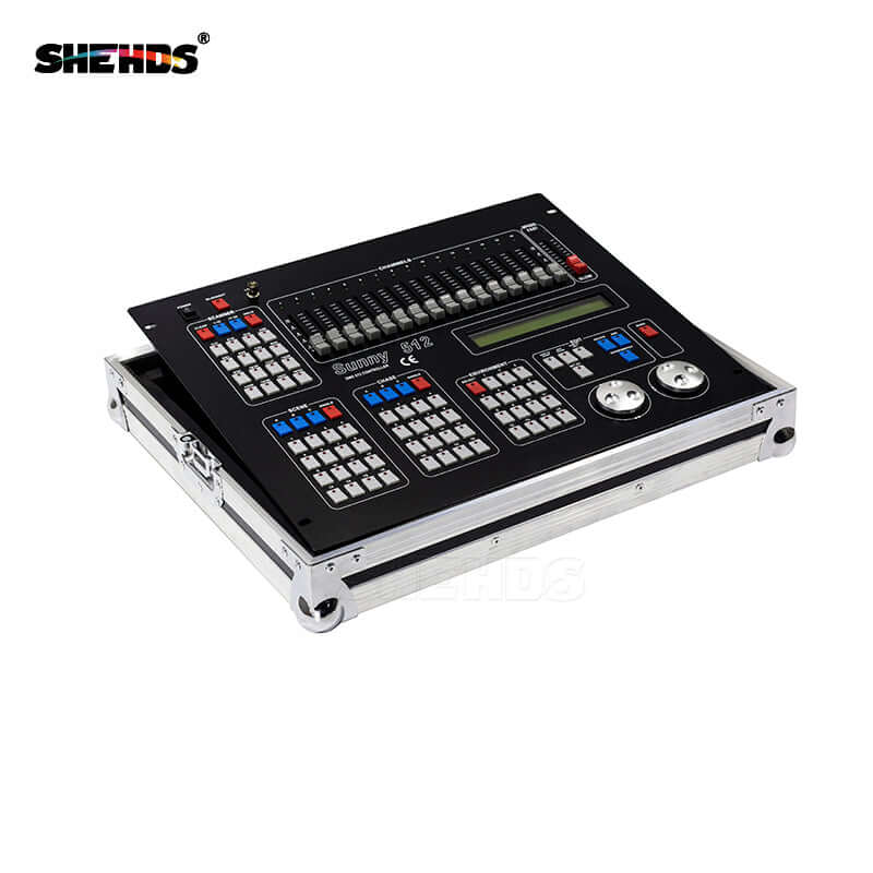 SHEHDS Console de contrôle DMX512 Équipement DJ Disco Consoles d'éclairage DMX Contrôle des lumières de scène