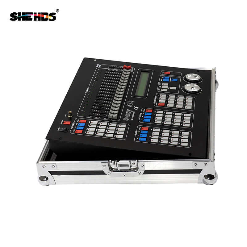 SHEHDS Console de contrôle DMX512 Équipement DJ Disco Consoles d'éclairage DMX Contrôle des lumières de scène