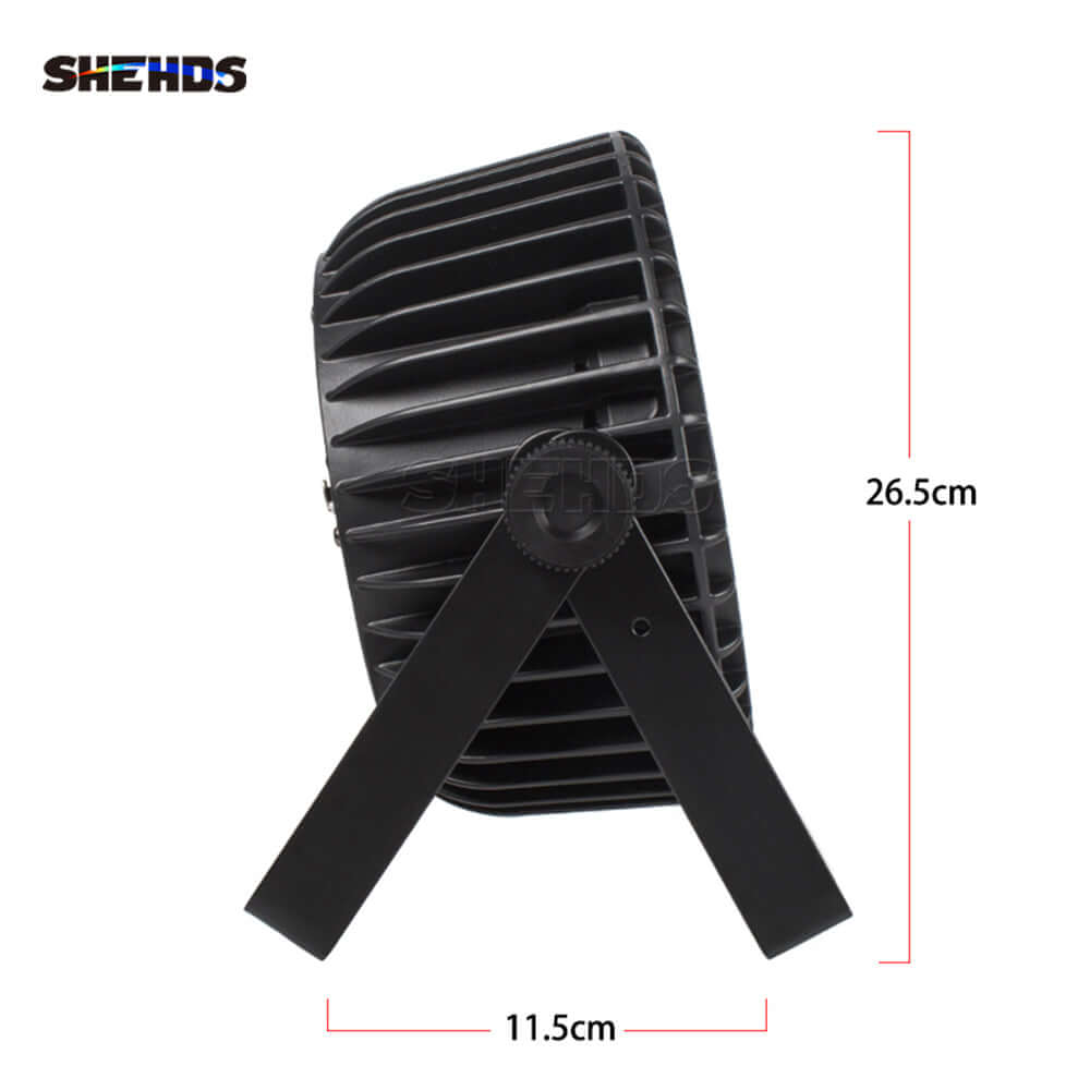 SHEHDS Alliage aluminium LED 18x12W RGBW 4in1 DMX512 Éclairage de Scène Par DJ Mariage Concert