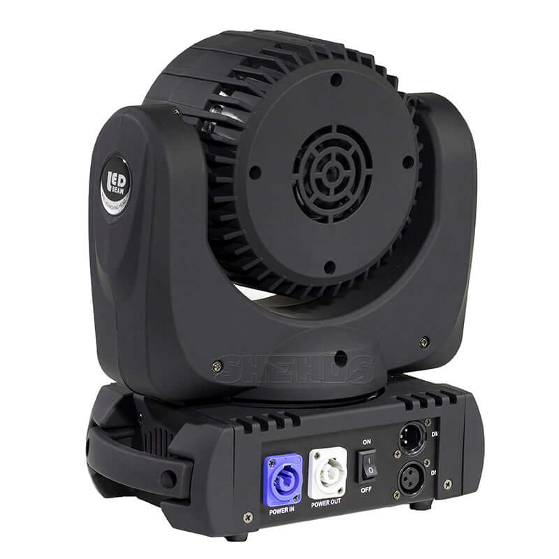 SHEHDS LED Beam Lyres 12x12W RGBW Éclairage de Scène DMX512 Performance DJ Club Concert