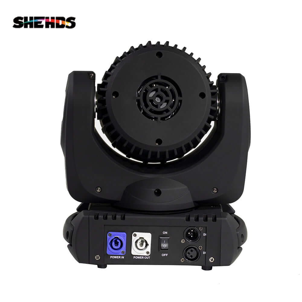SHEHDS LED Beam Lyres 12x12W RGBW Éclairage de Scène DMX512 Performance DJ Club Concert