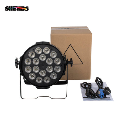 SHEHDS Alliage aluminium LED  18x18W RGBWA+UV 4/6In1 Éclairage Par Éclairage de Performance DJ