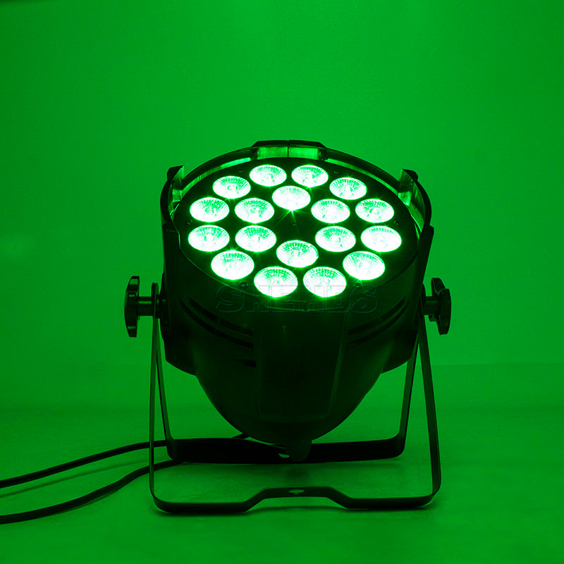 SHEHDS Alliage aluminium LED  18x18W RGBWA+UV 4/6In1 Éclairage Par Éclairage de Performance DJ