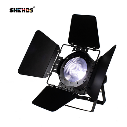 SHEHDS 2 pieces Portes de grange en fer pour éclairage LED COB PAR