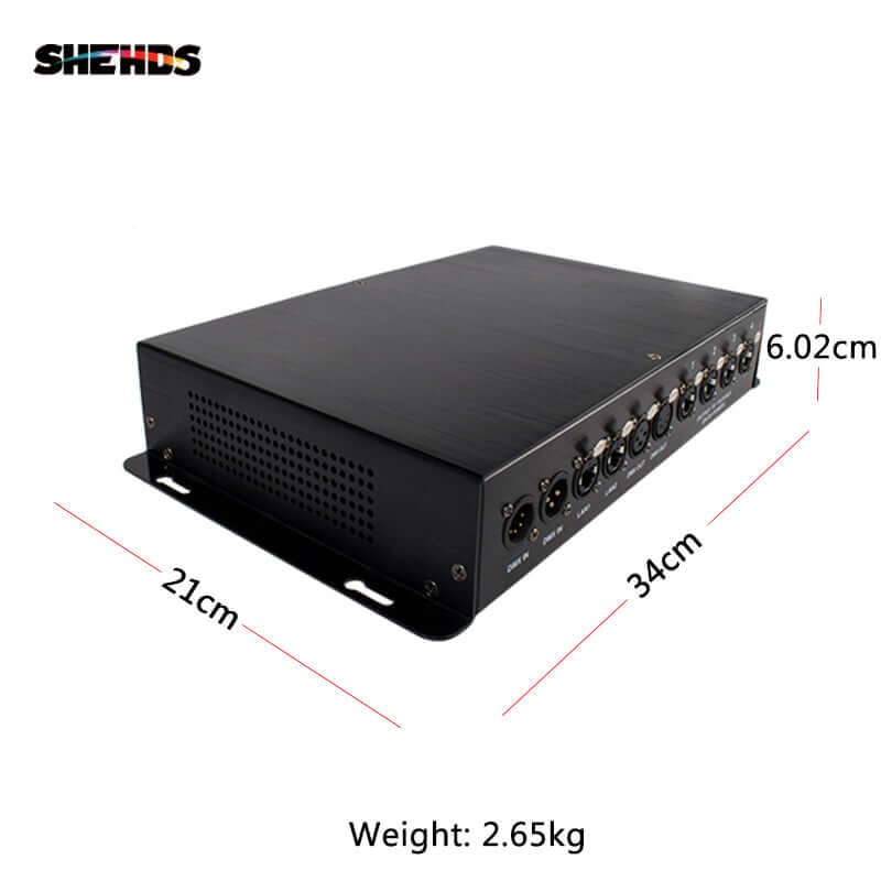SHEHDS Éclairage LED Pixel 40x0.3W avec décodeur éclairage Pixel contrôleur DMX équipement de scène