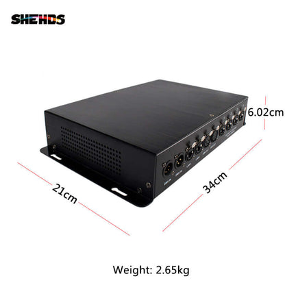 SHEHDS Éclairage LED Pixel 40x0.3W avec décodeur éclairage Pixel contrôleur DMX équipement de scène