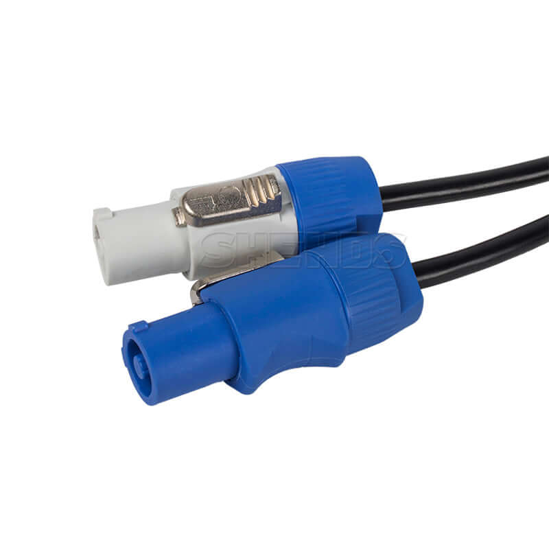 SHEHDS Câble alimentation PowerCon, connecteur alimentation pour éclairage de scène DMX, équipement DJ