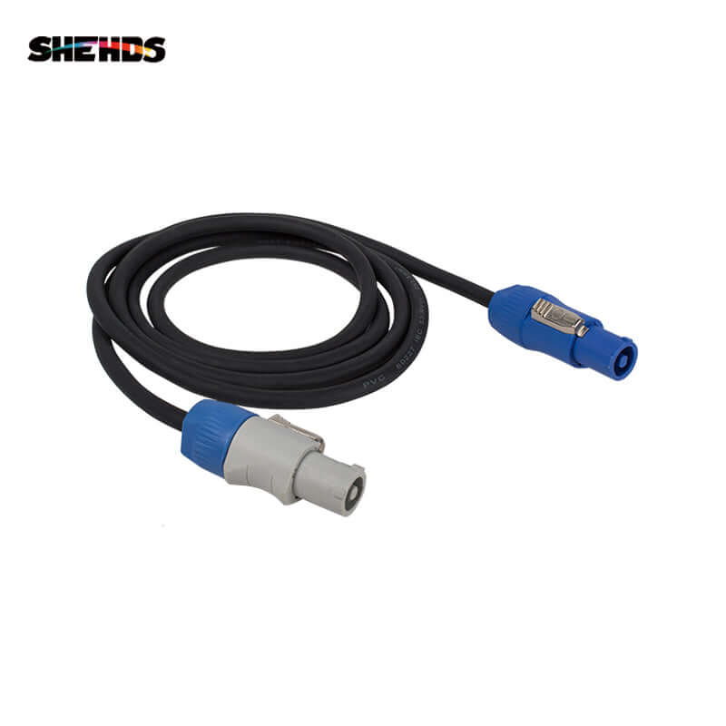 SHEHDS Câble alimentation PowerCon, connecteur alimentation pour éclairage de scène DMX, équipement DJ