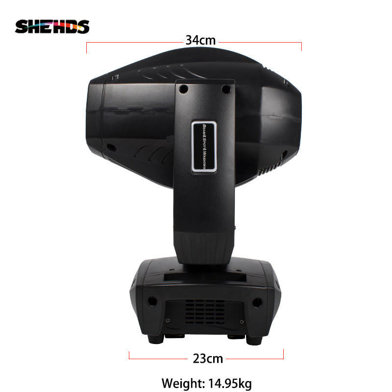 SHEHDS (Hybrid) Lyres LED Beam&Spot&Zoom 200W 3in1 Éclairage de Scène Effets éclairage