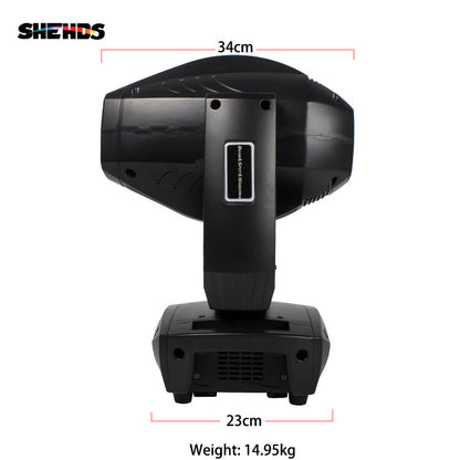 SHEHDS (Hybrid) Lyres LED Beam&Spot&Zoom 200W 3in1 Éclairage de Scène Effets éclairage
