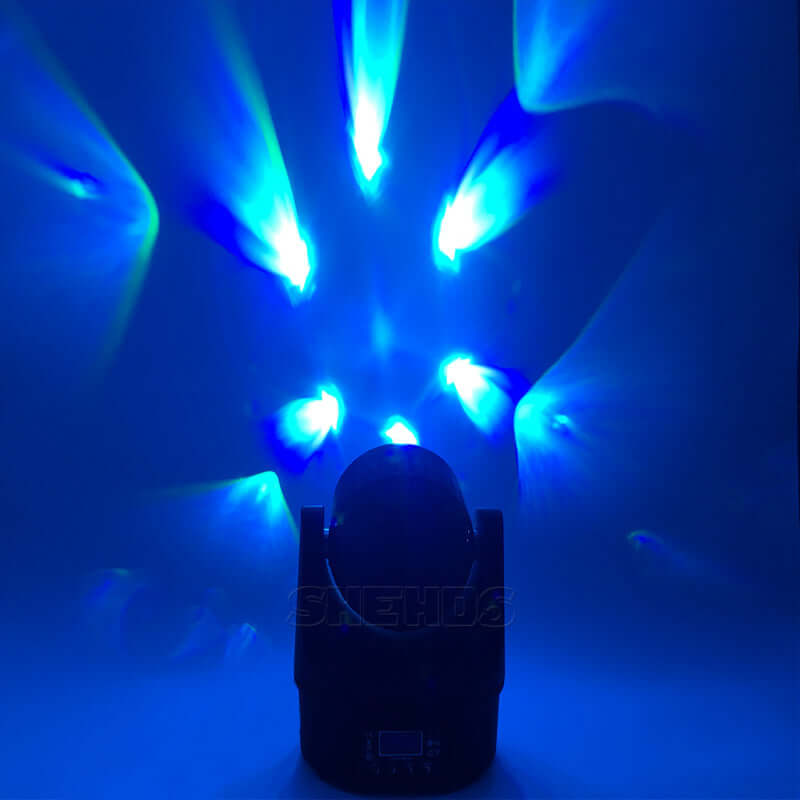 SHEHDS LED Lyres Beam&Wash 6x15W RGBW 4IN1 Bee Eye Éclairage de Scène Éclairage de Performance