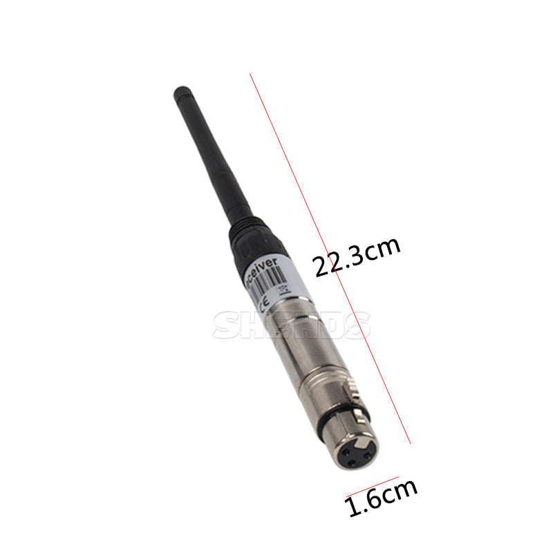 SHEHDS Récepteur sans fil 2.4 GHz DMX512 pour éclairage de scène LED