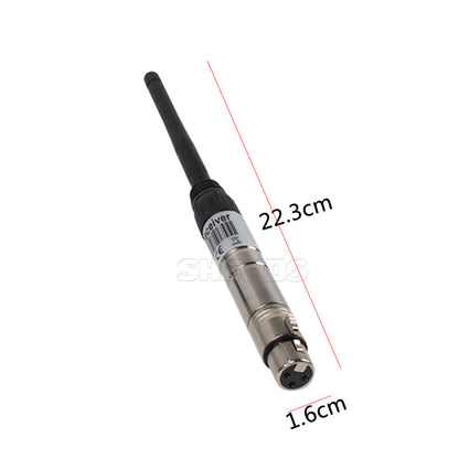 SHEHDS Récepteur sans fil 2.4 GHz DMX512 pour éclairage de scène LED