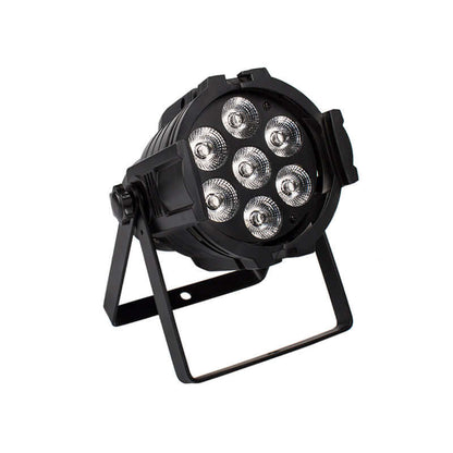 SHEHDS Mini LED 7x18W Alliage aluminium LED 6in1 RGBWA+UV Éclairage de Scène Par DJ Mariage Club
