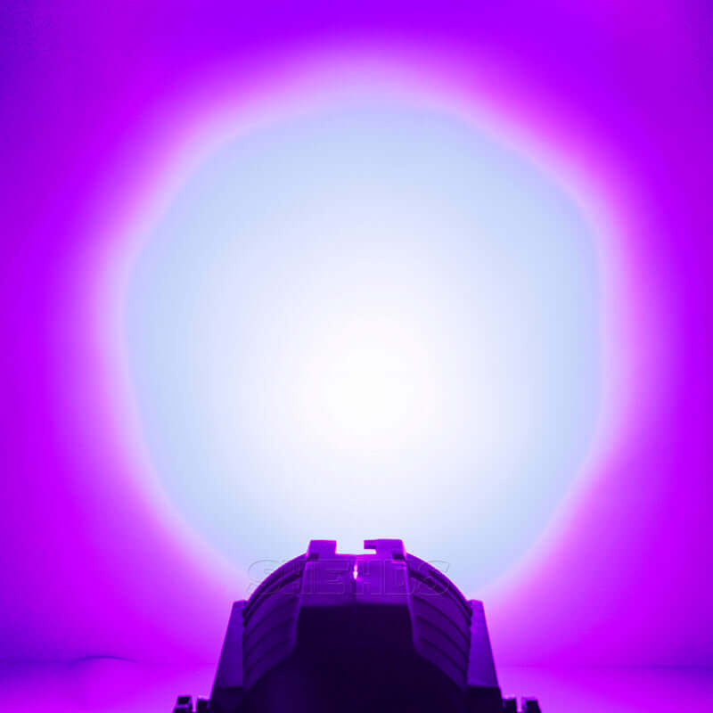 SHEHDS Mini LED 7x18W Alliage aluminium LED 6in1 RGBWA+UV Éclairage de Scène Par DJ Mariage Club