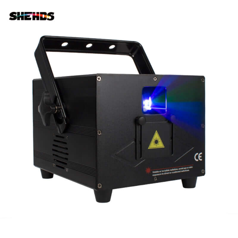 SHEHDS Couleurs 3D Effect 3W RGB Éclairage du scanner Laser Éclairage de Scène DJ Club