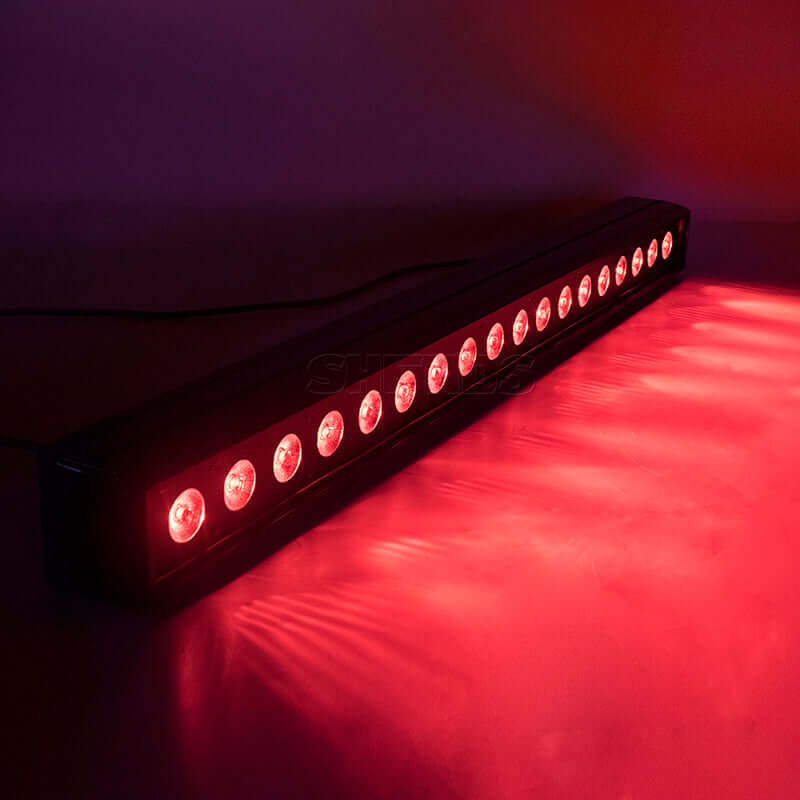 SHEHDS LED Wall Wash 6in1 RGBWA+UV Éclairage de Scène Éclairage de Performance DJ Club