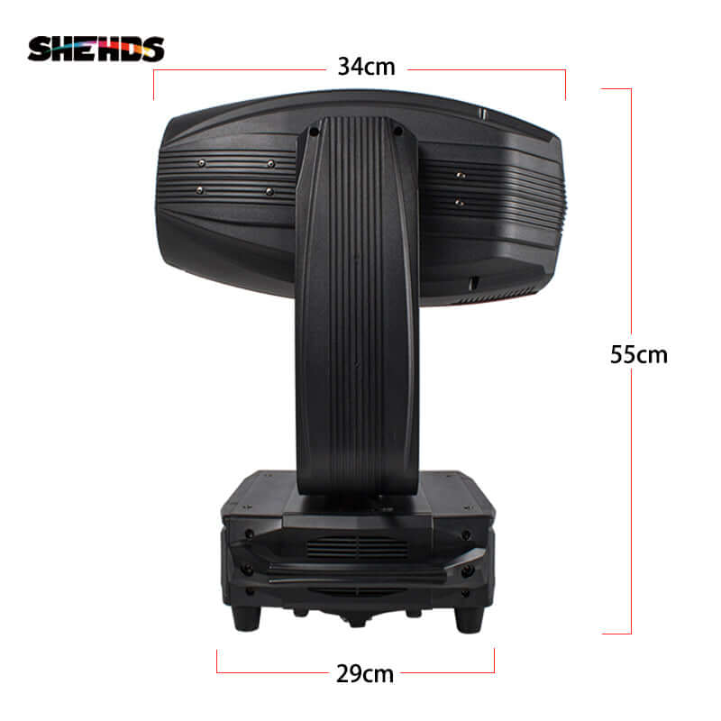 SHEHDS Lyres 380W Bulb Beam&Gobo&Wash Hybrid 3in1 Éclairage de Scène Éclairage de Performance