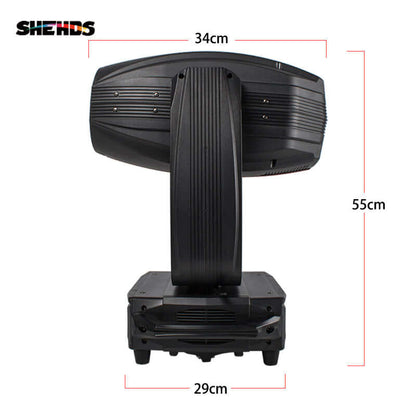 SHEHDS Lyres 380W Bulb Beam&Gobo&Wash Hybrid 3in1 Éclairage de Scène Éclairage de Performance