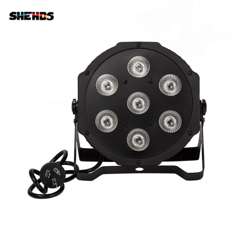 SHEHDS 7x12w RGBW LED Éclairage Par Éclairage de Scène Performance DJ Mariage