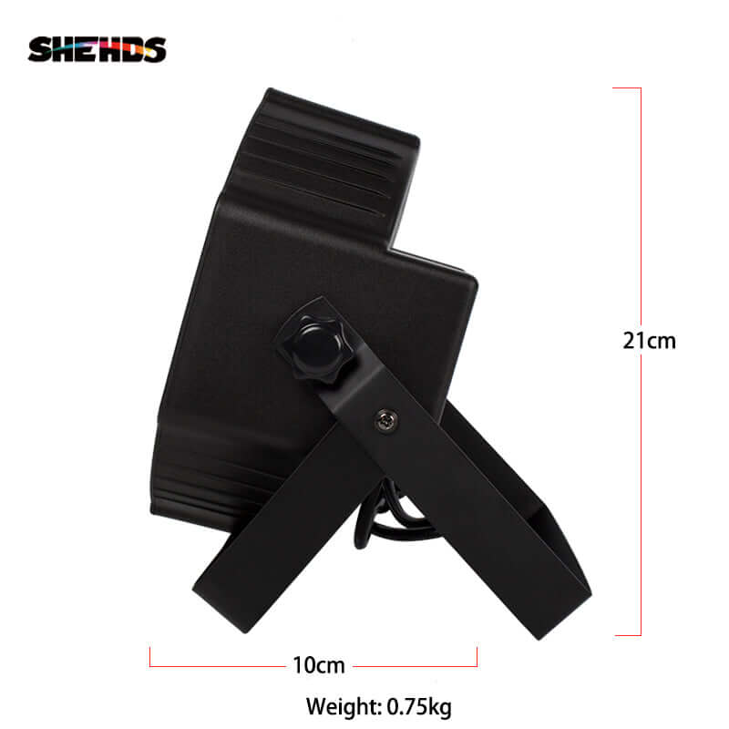 SHEHDS 7x12w RGBW LED Éclairage Par Éclairage de Scène Performance DJ Mariage