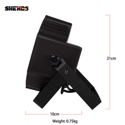 SHEHDS 7x12w RGBW LED Éclairage Par Éclairage de Scène Performance DJ Mariage