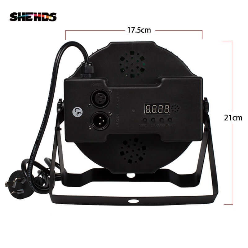 SHEHDS 7x12w RGBW LED Éclairage Par Éclairage de Scène Performance DJ Mariage