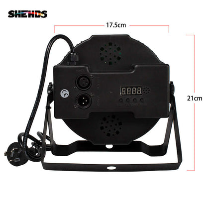 SHEHDS 7x12w RGBW LED Éclairage Par Éclairage de Scène Performance DJ Mariage