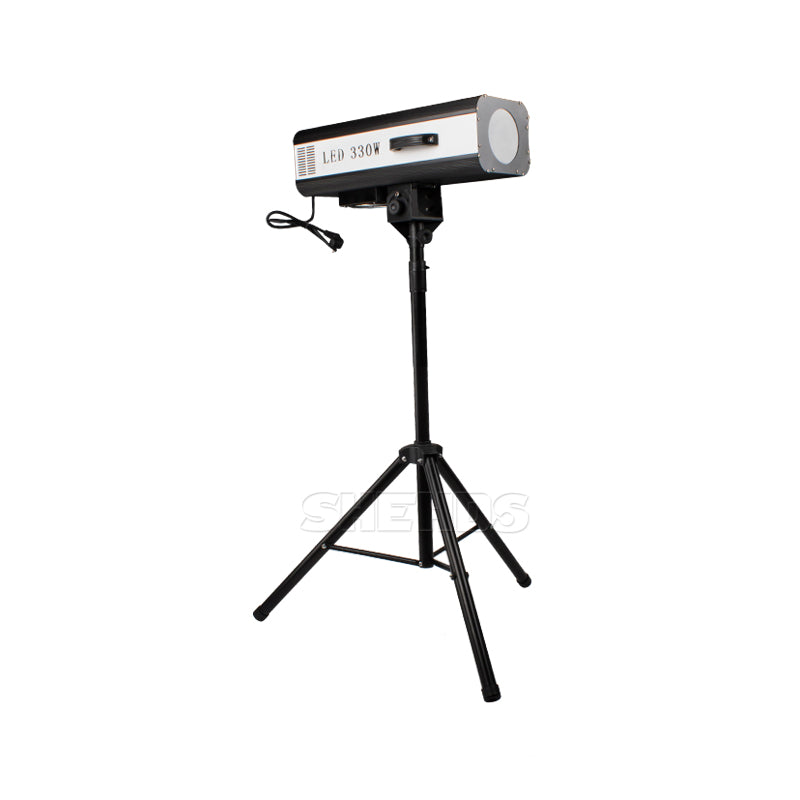 SHEHDS Projecteur de poursuite LED 330W Éclairage de Scène avec boîtier de suivi Performance DJ Mariage Théâtre