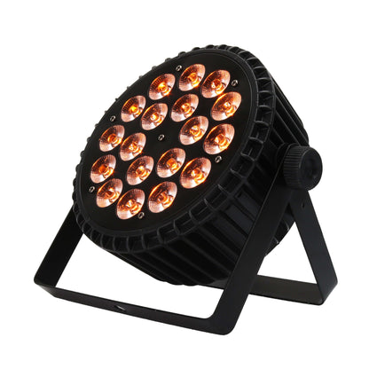 SHEHDS Alliage aluminium LED 18x18W Éclairage Par DMX 512 Éclairage de Scène Wash Performance DJ Mariage
