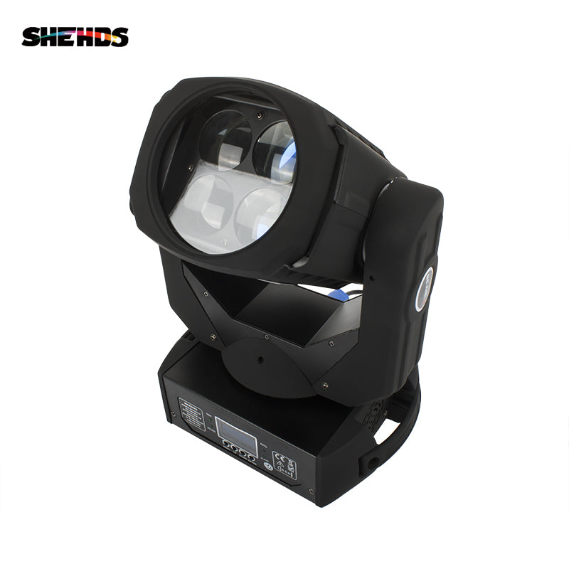 SHEHDS LED Beam Lyres 4x25W RGBW Éclairage de Scène Éclairage de Performance Mariage Concert