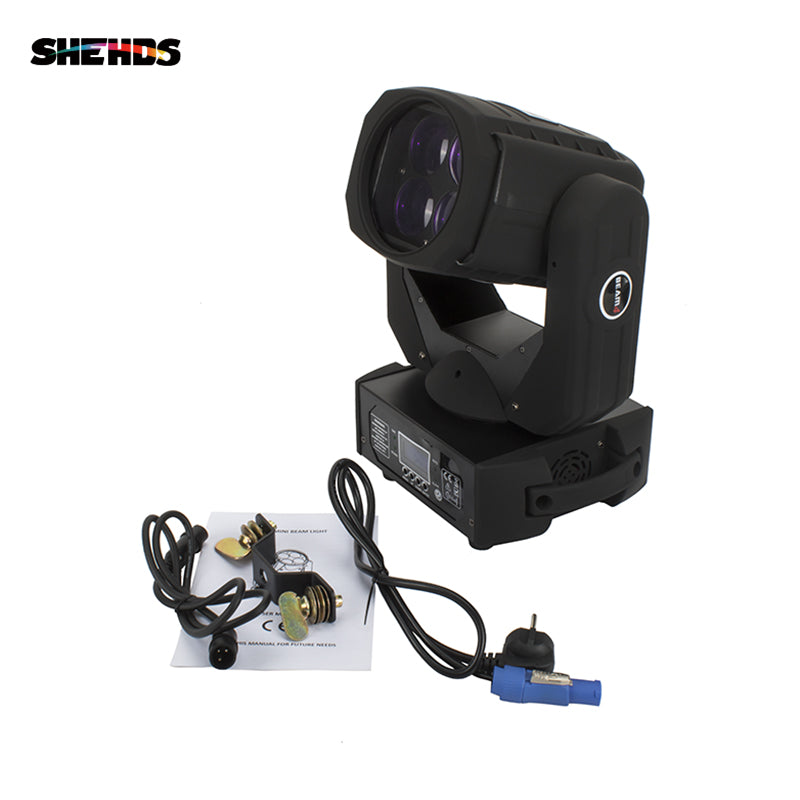 SHEHDS LED Beam Lyres 4x25W RGBW Éclairage de Scène Éclairage de Performance Mariage Concert