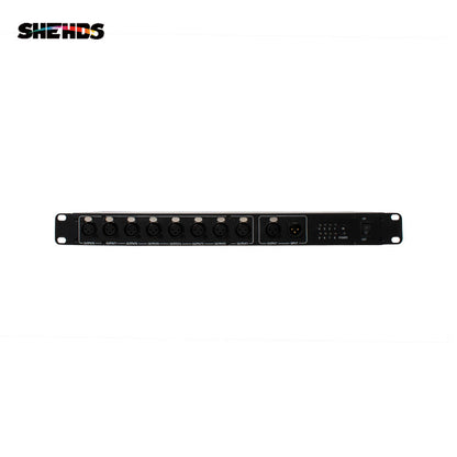 Distribution RDM 8 voies pour équipement éclairage de scène DMX 512