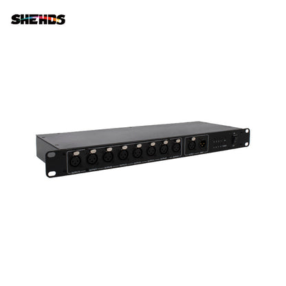 Distribution RDM 8 voies pour équipement éclairage de scène DMX 512