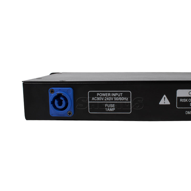 Distribution RDM 8 voies pour équipement éclairage de scène DMX 512