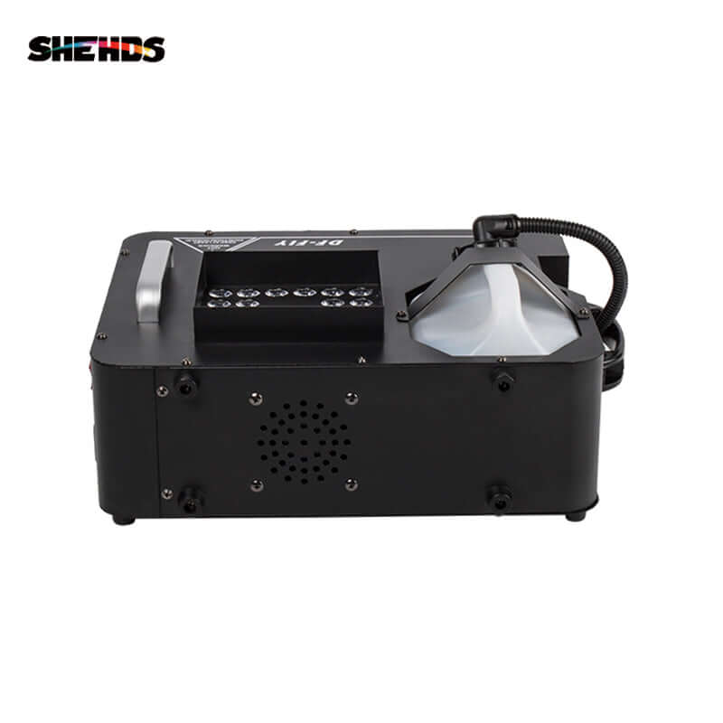 SHEHDS Machine à fumée LED 24x9W RGB puissance 1500W Performance Mariage Concert