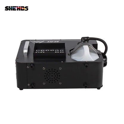 SHEHDS Machine à fumée LED 24x9W RGB puissance 1500W Performance Mariage Concert