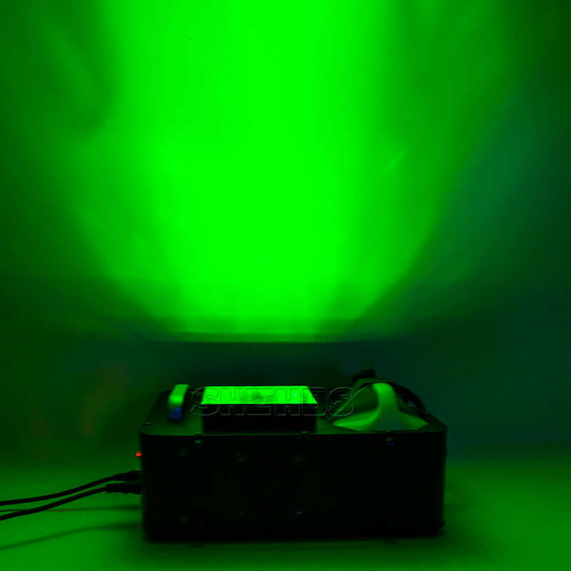 SHEHDS Machine à fumée LED 24x9W RGB puissance 1500W Performance Mariage Concert