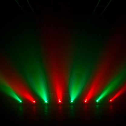 SHEHDS 8 Eye Lyres 8x500m Rouge Éclairage Laser Éclairage de Performance DJ