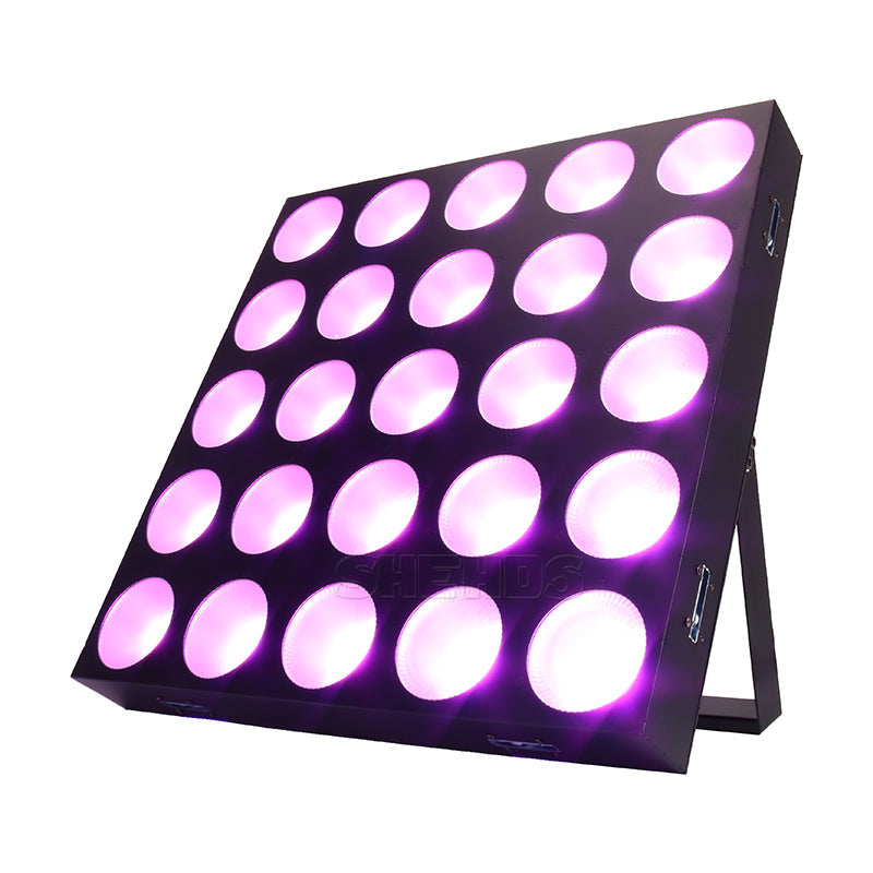 SHEHDS LED 25x30W RGBW Blinder Éclairage de Scène Éclairage de Performance Concert Théâtre Mariage