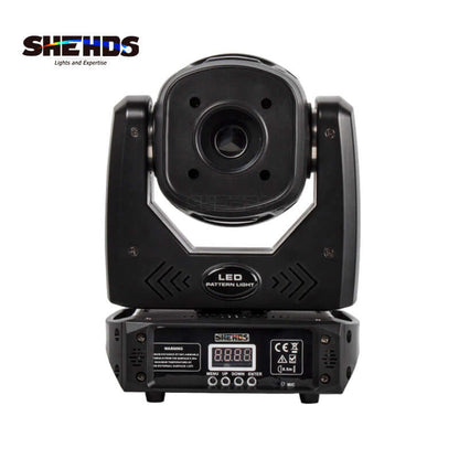 SHEHDS Projecteur LED  80W Lyres avec 3 prismes et gobo Équipement DJ Performance Club