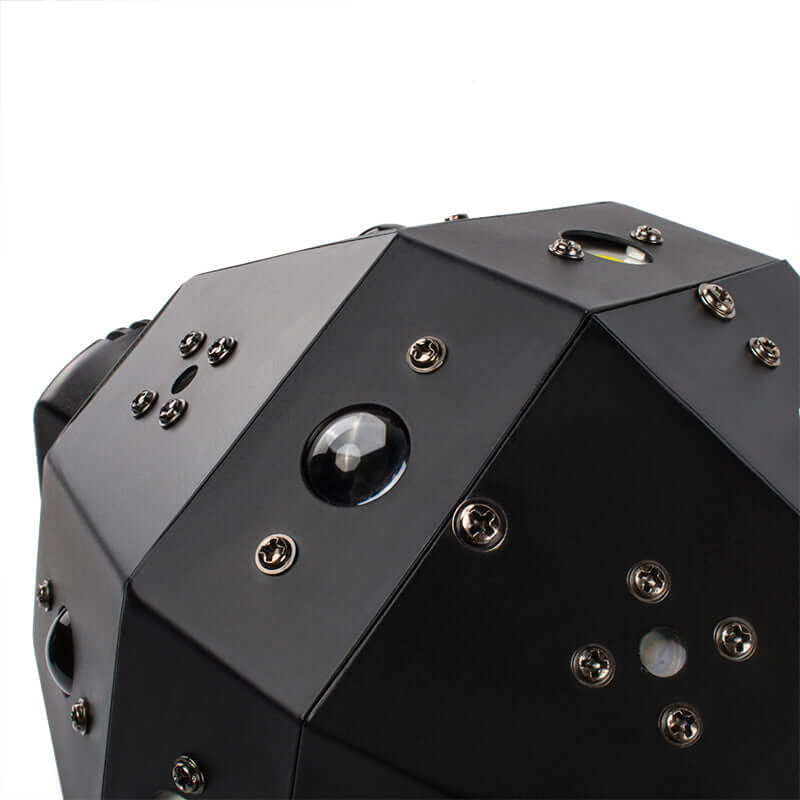 SHEHDS Lyres 16X3W LED Football 3in1(Beam&Laser&Strobe) Éclairage de Scène Éclairage Laser Rouge et vert