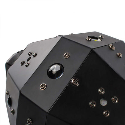 SHEHDS Lyres 16X3W LED Football 3in1(Beam&Laser&Strobe) Éclairage de Scène Éclairage Laser Rouge et vert