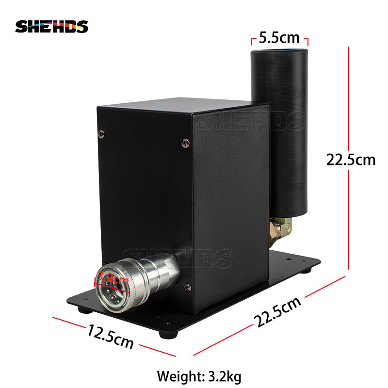 SHEHDS 200W CO2 Jet Machine Professional DMX Controller Smoke 8-10M Gas Jet Air Column